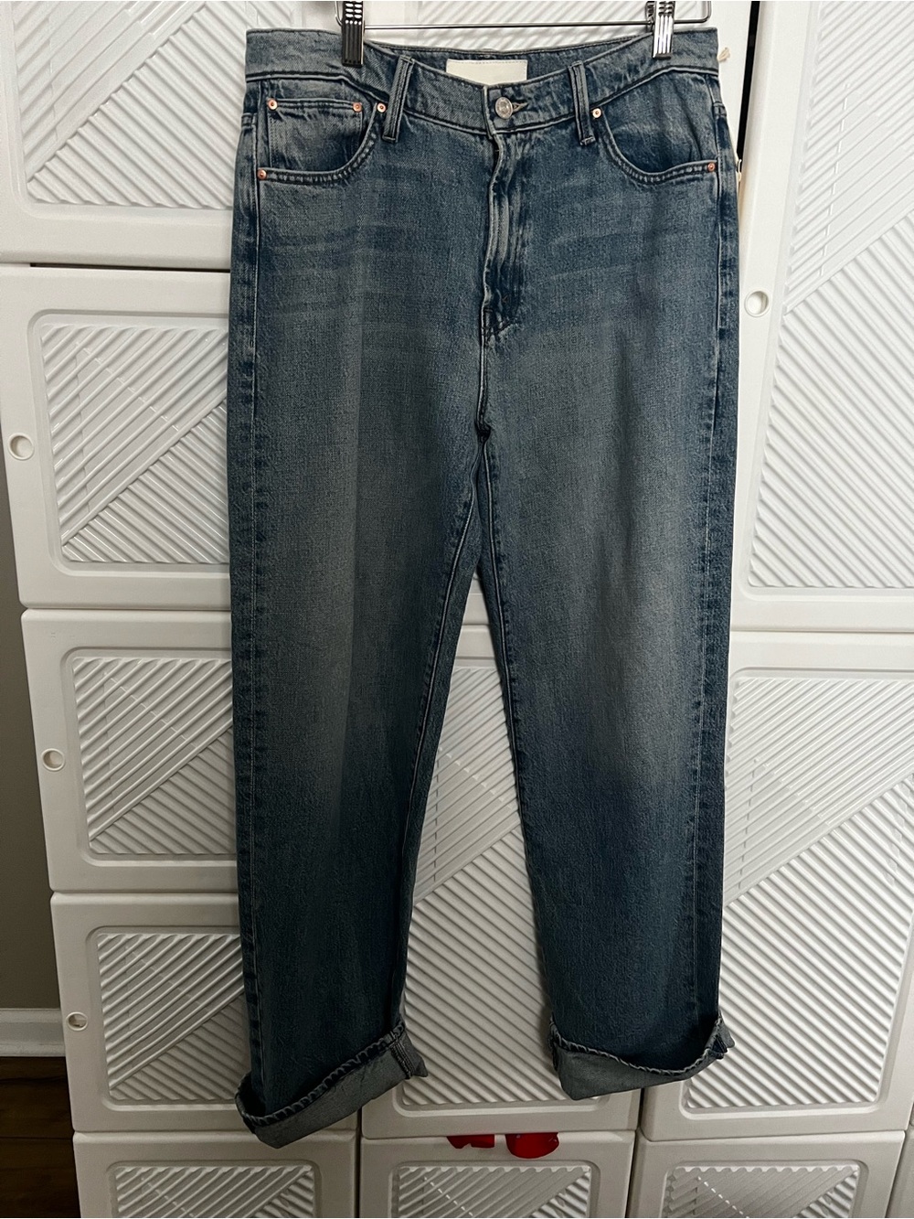NWT Size 28 The Dodger Skimp High Waist Cuffed Hem Wide Leg Jeans - Picture 9 of 10